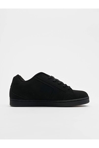 DC Pantofi de skateboarding Net pentru bărbați, negri, 302361-3BK, din piele,...