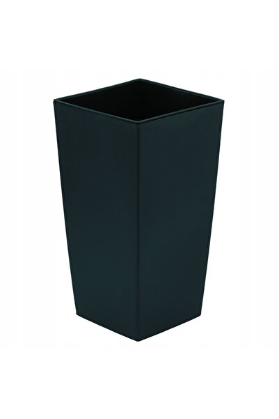 DIKEL Ghiveci pătrat mat 26,5 cm cu insert. Ghiveci + insert distanțier.