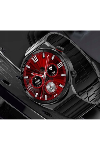 Rubicon Set Smartwatch EDIȚIE LIMITATĂ Apeluri Bluetooth 2 Curele Brățări PL