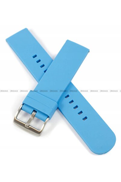 NO BRAND Curea de ceas din silicon albastru-ciel pentru smartwatch 22 mm LAVV...