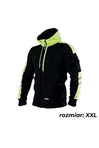NO BRAND STALCO PERFECT BLUZA Z KAPTUREM MECHANICK NEGRU MĂRIME XXL S-79163