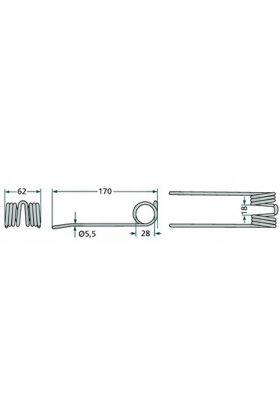 NO BRAND Arc PTO remorcă Deutz Fahr 06296285 Set de 10
