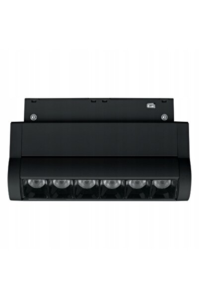 NO BRAND Proiector magnetic liniar reglabil pe șină, 6 W, negru, M-LINE