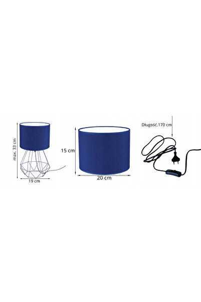 NO BRAND Lampă de masă LED de noapte LOFT DRUCIRI