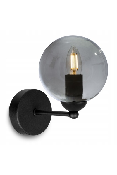 NO BRAND LAMPĂ DE PERETE ELEGANTĂ, SFERĂ DE STICLĂ, OPȚIUNE LED