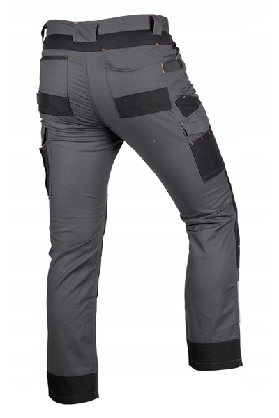 NEO Tools Pantaloni de lucru NEO MIX&MATCH din canvas îmbunătățit, gri-negru ...
