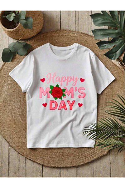 2BIR 180GSM Soft Heavyweight Happy Mother's Day T-Shirt - Top Mom Life Design...