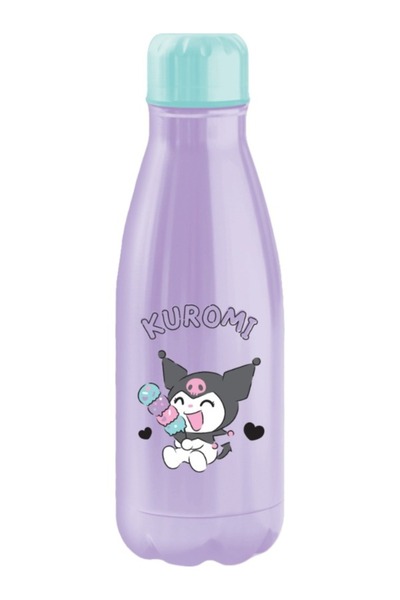 SANRIO زجاجة ماء من الفولاذ المقاوم للصدأ بتصميم كورومي