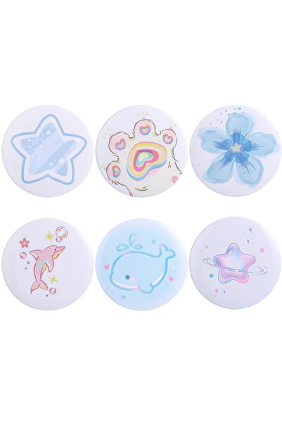 Choice9 TZ2573 Funny Tinplate Pins Set Cats Dog Memes Dreamy Stars Collection...