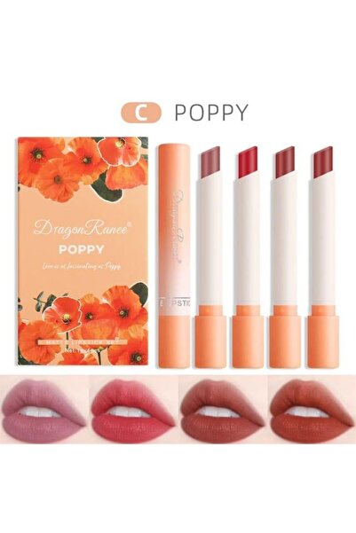 Dragon Ranee Matte Lipstick Set 4-Piece Lipstick Set