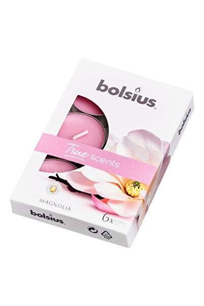 Bolsius Set 3 x 6 Lumanari Pastila 4h - Magnolie