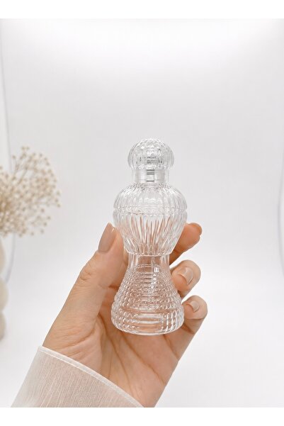 Pearl Star (50 ADET) Mika Plastik Pırlanta Boş Kolonya Şişesi 50ml (Tıpa+Kapak)