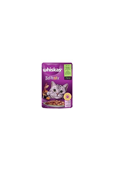 Whiskas Pouch Tastymix Sos Içinde Kuzulu Tavuklu ve Havuçlu Yetişkin Kedi Kon...