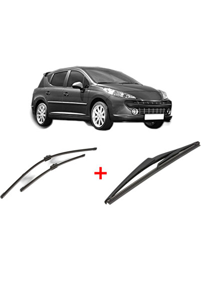 VALEO Комплект от 3 чистачки за PEUGEOT 207 SW (WK_) от 2007 - 2013 г., за пр...
