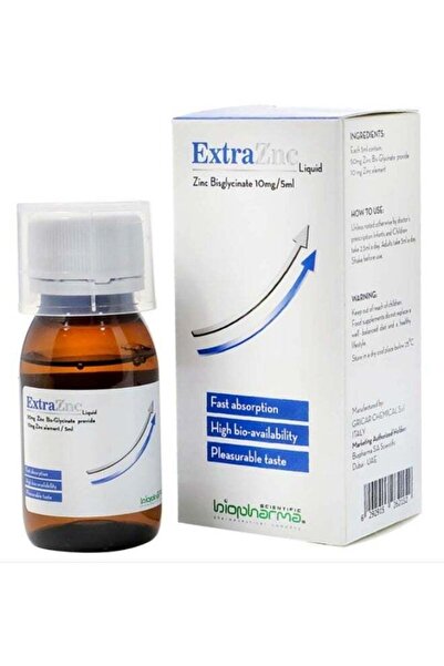 BIOPHARMA ExtraZinc Liquid Zinc Bisglycinate Supplement, 10mg/5ml, 100ml