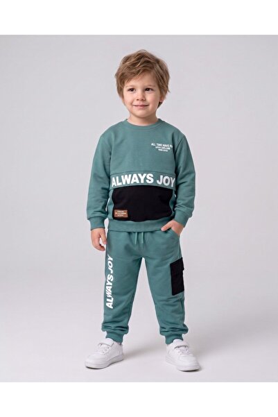 VOY KİDS Boy's Seasonal 2 Thread 2-Thread 6-7-8-9-10 Years Old Compact Top an...