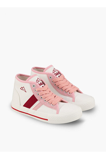Oaklan by Shoexpress Girls Striped Lace-Up Ankle Sneakers