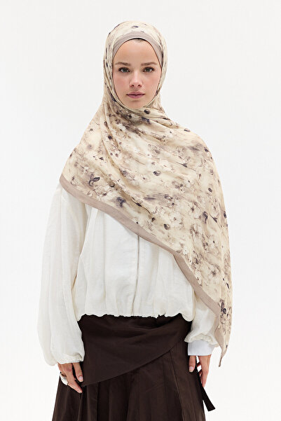 cs camellia scarf Φρέγια Ράμι Σάλ - Κιμονό - Χρώμα Άμμου