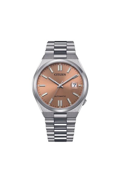 Citizen Ανδρικό ρολόι Tsuyosa Automatic NJ0158-89Y, Ασημί / Χάλκινο