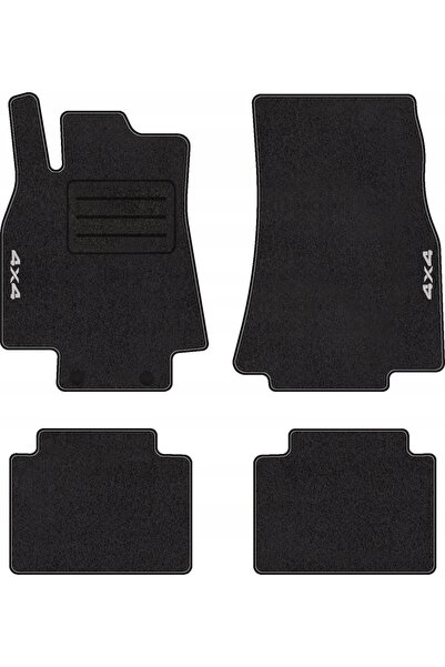 NO BRAND DYWANIKI CU HAFTEM 4X4 PENTRU MERCEDES B W245 (2004 - 2011) LUX COMPLET