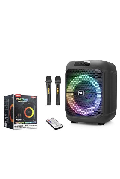 lucek cases NDR-1745 8 İnç Bluetooth Karaoke Hoparlör 10W TWS Özellikli Çift ...