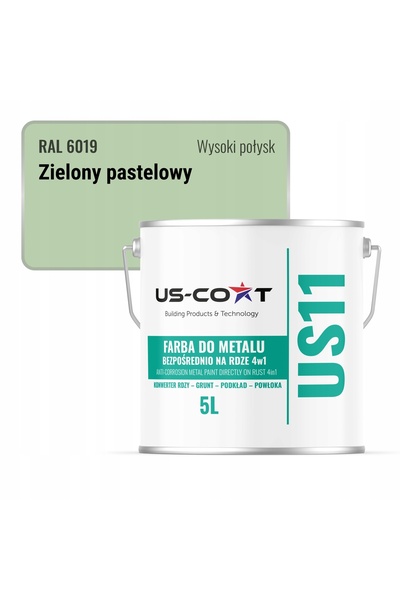 NO BRAND Vopsea anticorozivă pentru metal, pentru rugină, verde pastel RAL601...