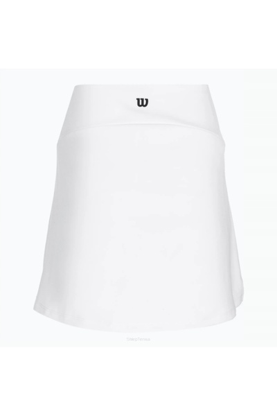 Wilson Fustă de tenis albă Team Flat Front r.L