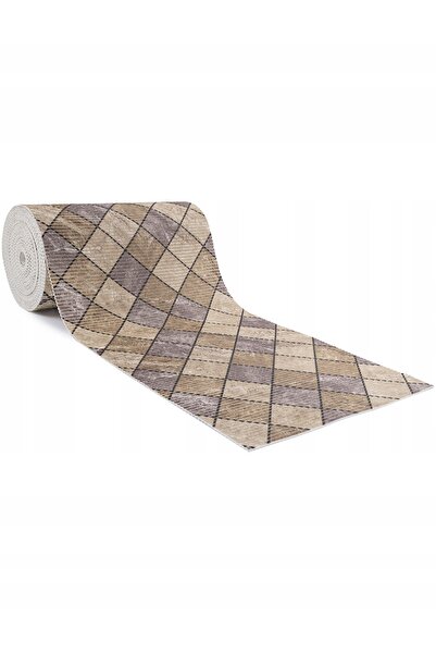 NO BRAND Covoraș de baie din spumă PVC premium 65x130CM maro