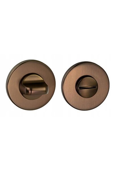NO BRAND VDS R68F rozetă rotundă bronz satinat cu blocare WC