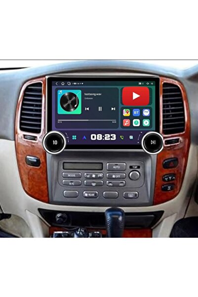 Carplayer شاشة أندرويد لتويوتا لاند كروزر VXR موديل 2003-2007، ذاكرة وصول عشو...