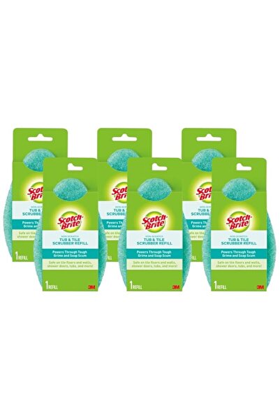 Generic Brand Scotch-Brite Non-Scratch Tub & Tile Scrubber Refill Pads, Pack ...