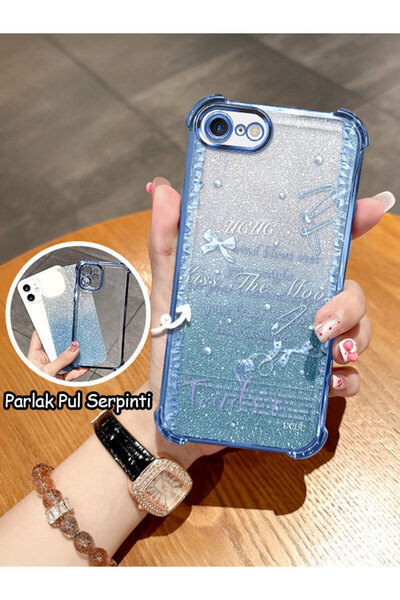 ucuc iPhone 7/8/Se 2020 2022 Compatible Transparent Four Corner Silicone Coat...