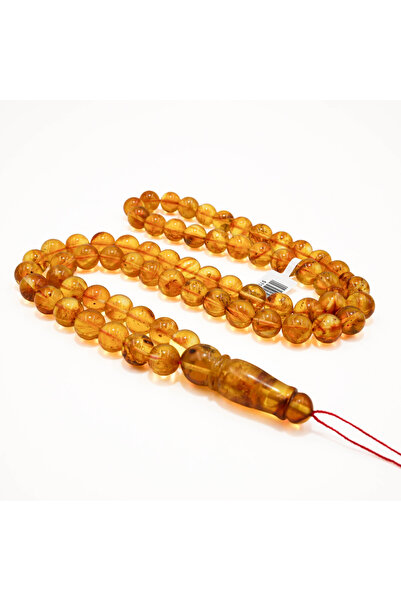 Generic Brand Baltic Amber Rosary with Inclusions – 66 Beads 10mm Round Praye...