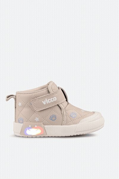 Vicco Emma Ortopedik Unisex Bebek Bej Rahat Işıklı Bot