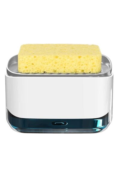 Generic Sulfar Kitchen Soap Dispenser with Sponge Holder | 2-in-1 Dish Soap P...