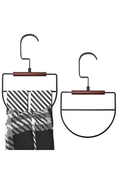 Generic Hanger Rack for Wardrobe, Foldable Wooden & Metal Tie Hanger Rack, Sp...