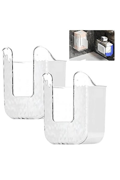 Generic BIGTHREE 2 PCS Wall Mounted Wipes Dispenser, Wall Mounted Tissue Box ...