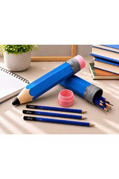 farist Giant Pencil-Shaped Pencil Case – 32X6 cm Decorative 3D Printing Pen H...