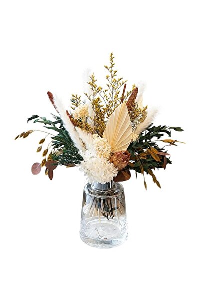 Generic Brand NALACAL Natural Dried Flower Bouquet Mix - Protea Repens, Hydra...