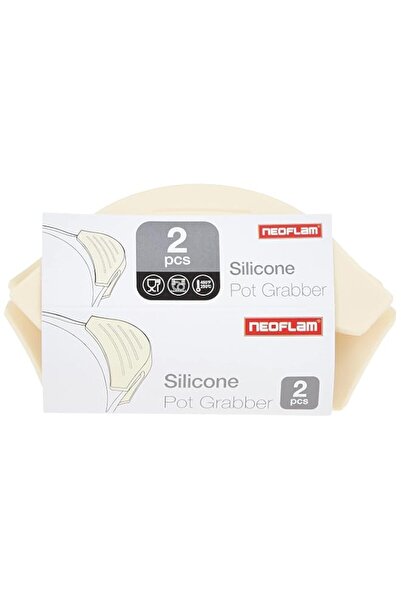 Generic Neoflam Set of 2 Silicon Holders, Ivory