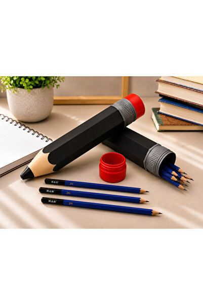 farist Giant Pencil-Shaped Pencil Case – 32X6 cm Decorative 3D Printing Pen H...