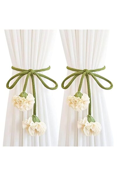Generic Brand Tazweeq 2 Pack Handmade Artificial Flower Curtain Holdbacks, De...