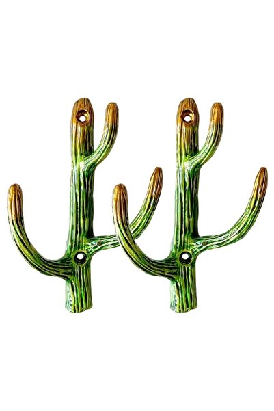 Generic Vintage Cactus-Shaped Decorative Wall Hooks Rack Hangers for Hanging ...