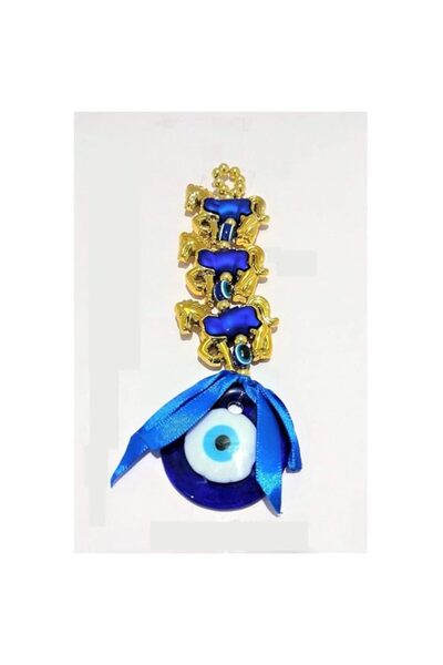 Generic RABARIKAA Turkish Feng Shui Evil Eye 3 Running Horses Good Luck Charm...
