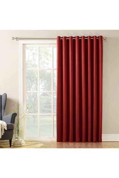 Generic Brand Sun Zero Barrow Energy Efficient Grommet Sliding Patio Door Cur...