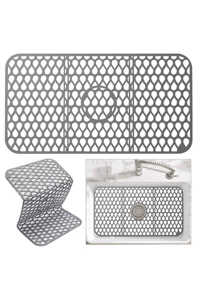 Generic MONVIE Sink Protectors for Kitchen Sink, Silicone Sink Mats for Botto...