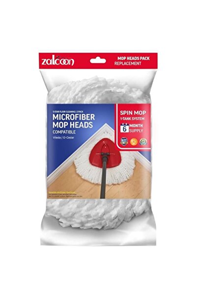 Generic Zalcoon Spin Mop Heads Replacement Compatible with Vileda Easy Wring/...