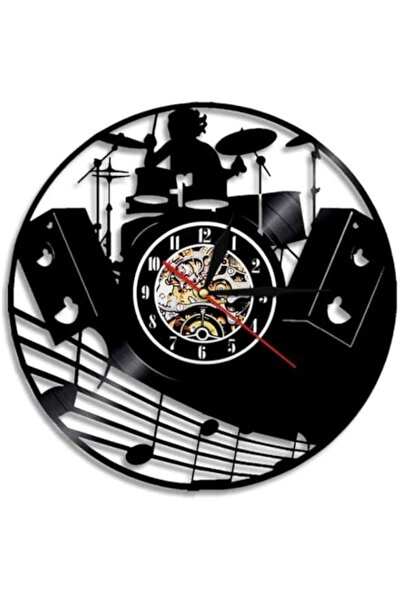 Generic Brand ARS® bpa clock Drums Modern Decorative Acrylic Wall Clock (30X30)