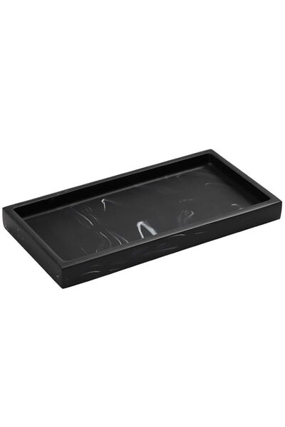 Generic Luxspire Bathroom Vanity Tray, Resin Dresser Jewelry Ring Dish Tank S...