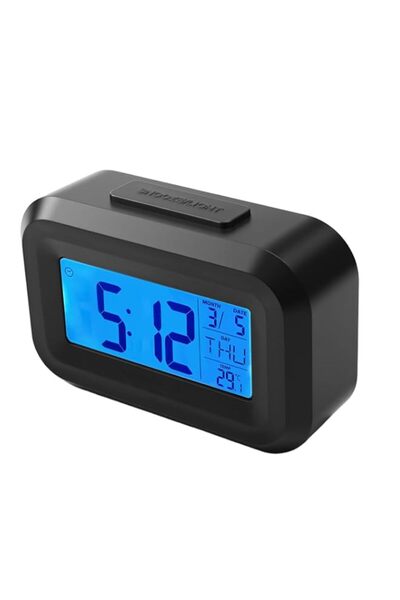 Generic Brand Small Digital Travel Clock with Backlight, Mini Bedside Alarm C...